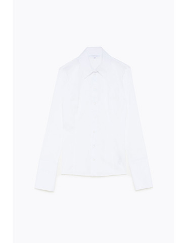 Patrizia Pepe - CAMICIA DONNA A MANICHE LUNGHE SLIM FIT IN POPELINE STRETCH CC0356 A01