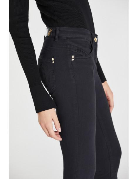 Patrizia Pepe - WOMEN'S JEANS 5 POCKET SKINNY CANVAS COTTON STRETCH CP1186 DS04
