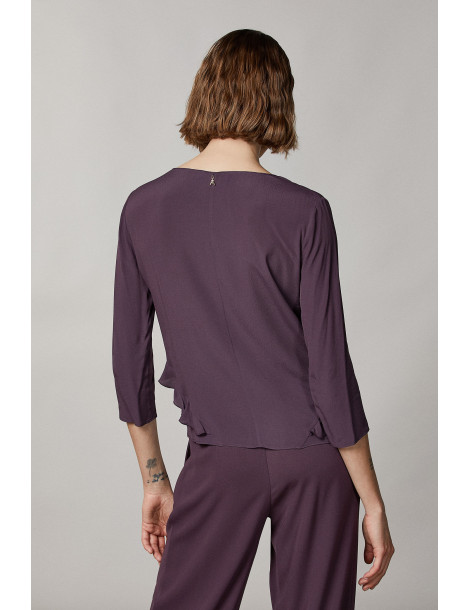 Patrizia Pepe - Woman blouse with ruffles 8C0564 A8I1