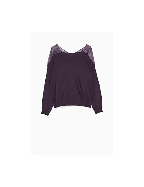 Patrizia Pepe - Maglia donna con inserti in pizzo 8K0053 KM36