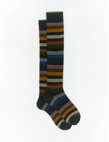 Men's knee-highs Gallo cotton row maximum color abyss AP103118