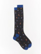 Long socks for men Gallo light cotton with owl pattern AP513316