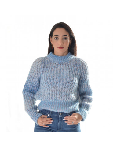 Roy Roger's - Maglione donna Crew Neck Mohair Shadow