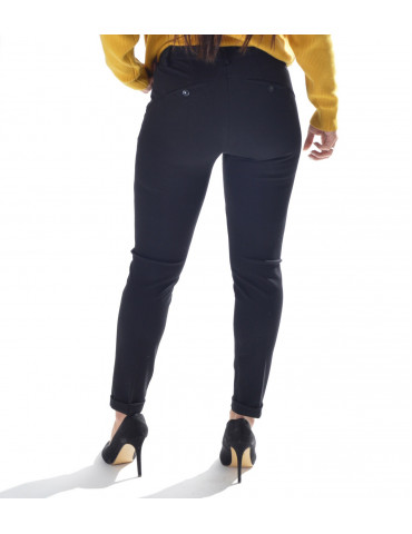 WHITE WISE - Pantalone Donna con passanti 1A850
