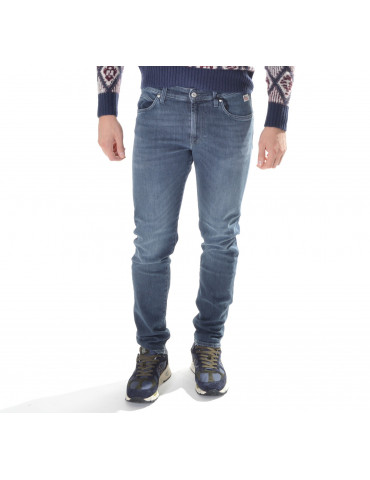 Roy Roger's - Men's Jeans 517 Plain MAN Denim Elast. Black Foxrun