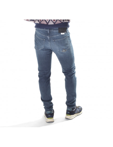 Roy Roger's - Men's Jeans 517 Plain MAN Denim Elast. Black Foxrun