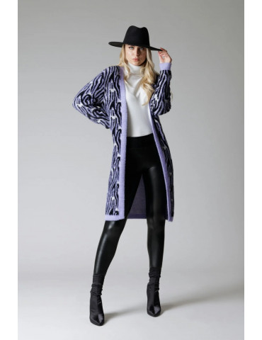 WHITE WISE - Cardigan lungo...